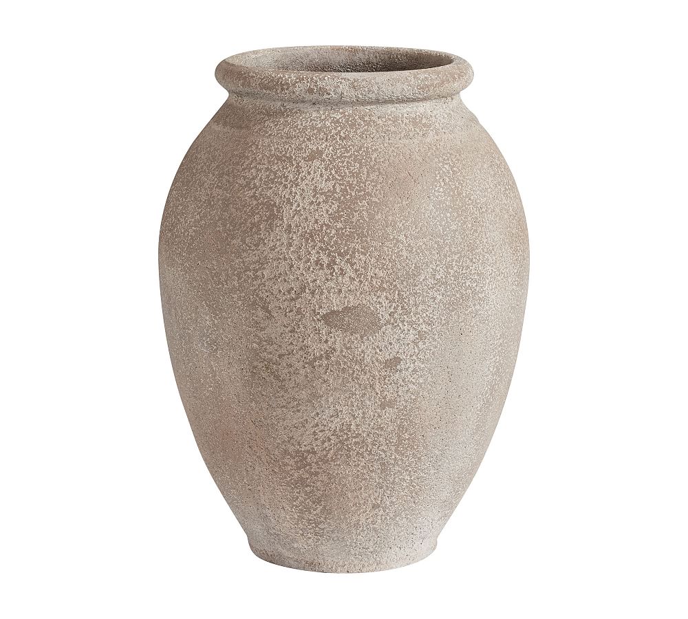 Sienna Cement Outdoor Planters