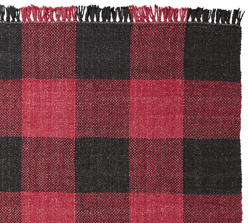Bryce Check Rug Swatch - Free Returns Within 30 Days