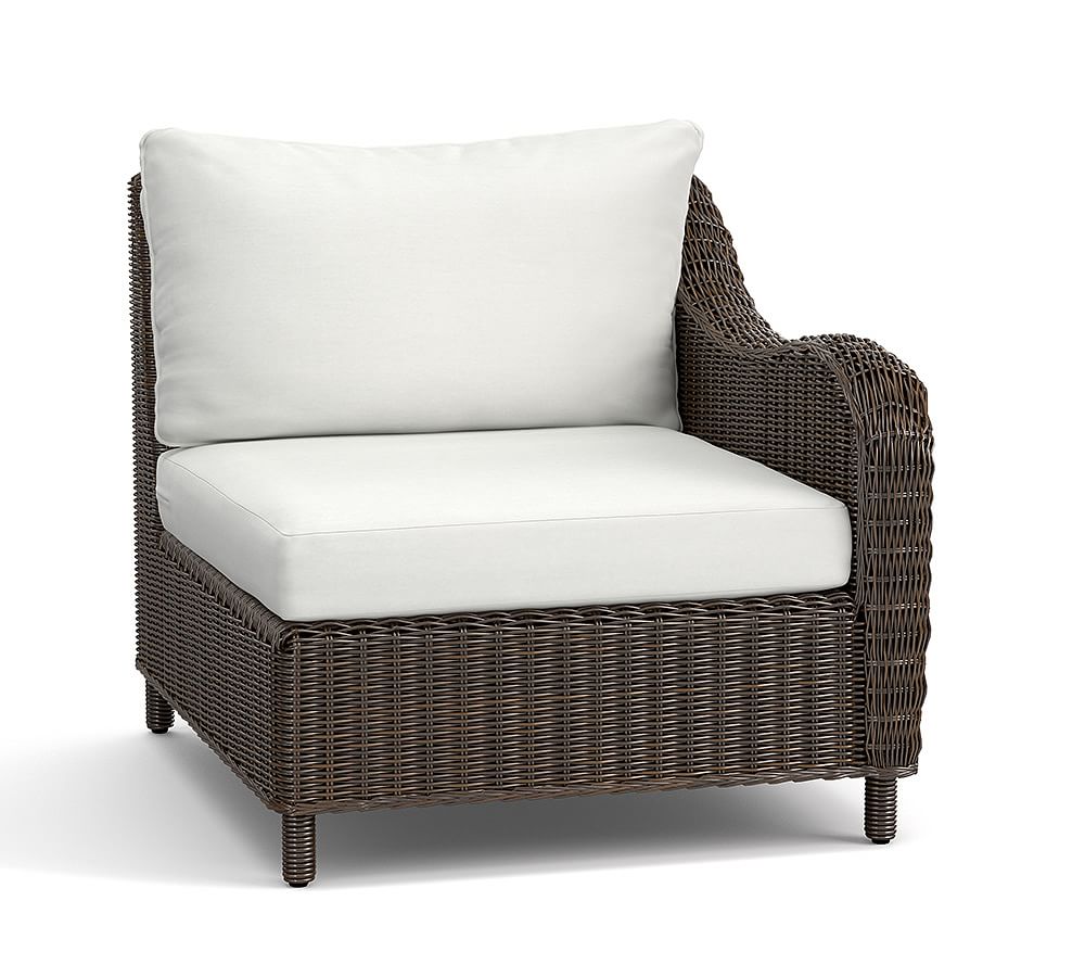 Build Your Own - Torrey Wicker Roll Arm Outdoor Sectional Components