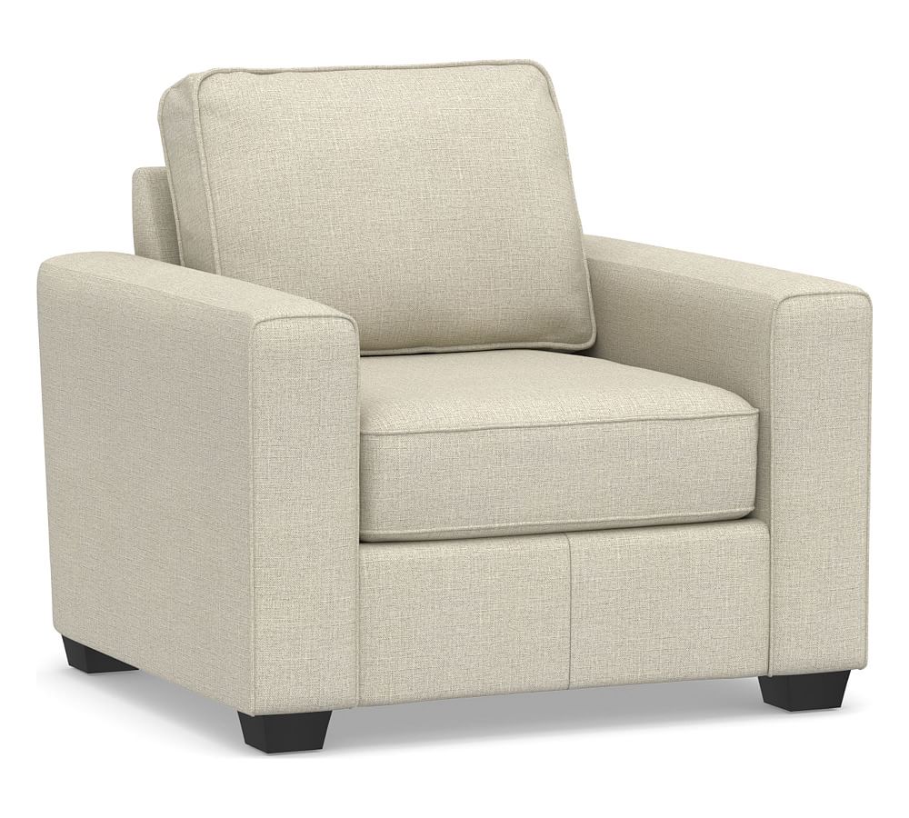 Fremont Square Arm Upholstered Armchair | Pottery Barn