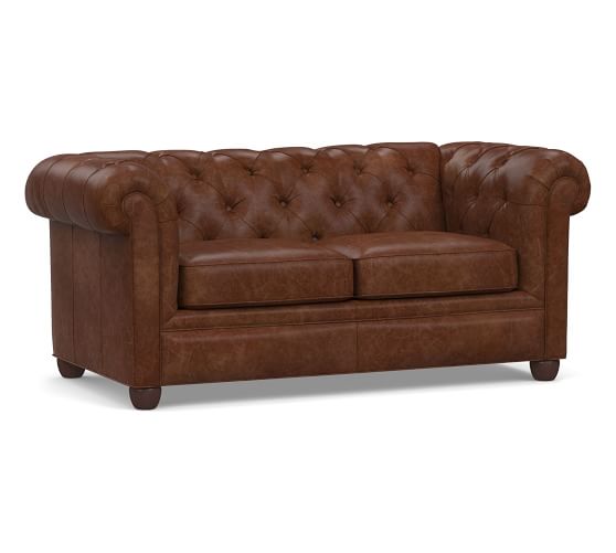 Chesterfield Leather Sofa Pottery Barn Reviews Matttroy