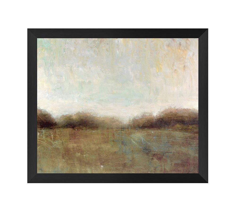 Distant Haze Framed Canvas