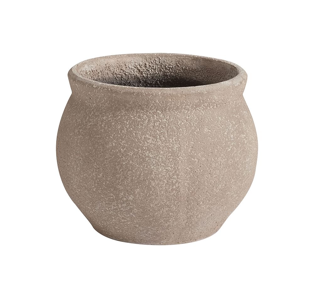 Sienna Cement Outdoor Planters