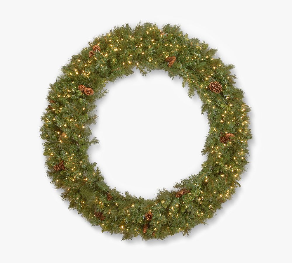 Faux Twig Garland With LED Lights, Set of 2