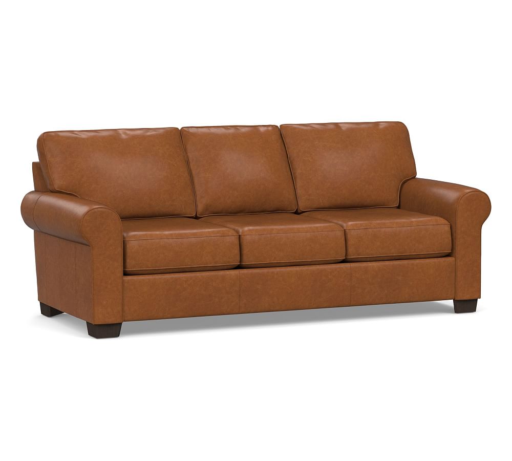 Buchanan Roll Arm Leather Sofa