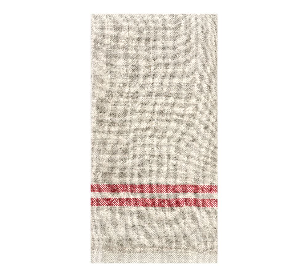 Colette Stripe Cotton/Linen Tea Towels - Set of 2