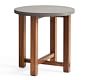 Abbott Outdoor Side Table, Brown | Pottery Barn