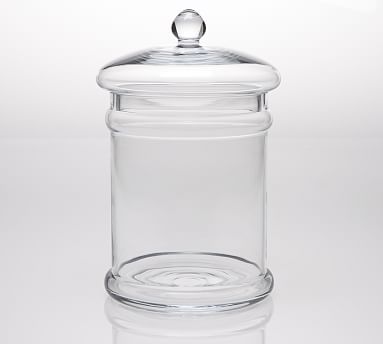 Classic Glass Bathroom Canisters