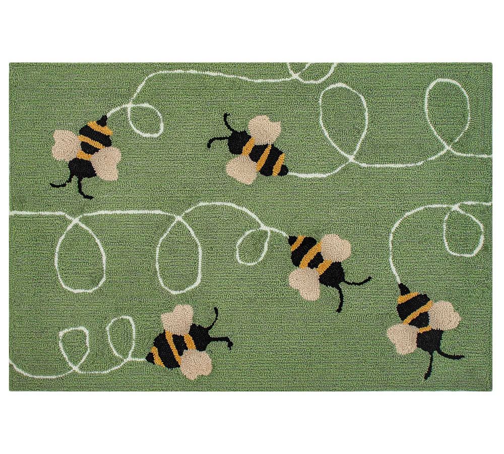 Bees Hand-Tufted Outdoor Rug