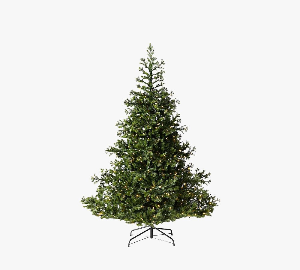 Lit Lakeshore Spruce Faux Christmas Tree