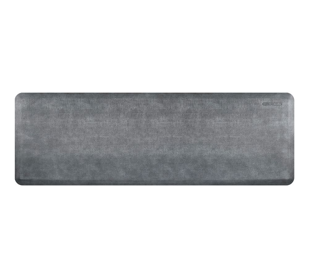 WellnessMats Estates Linen 3' x 2' Anti-Fatigue Mat (Slate)