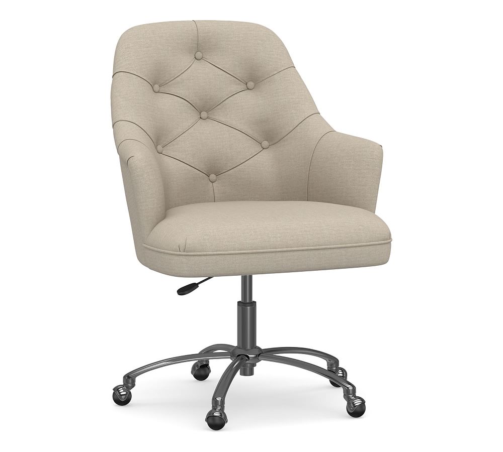 Everett Upholstered Swivel Desk Chair