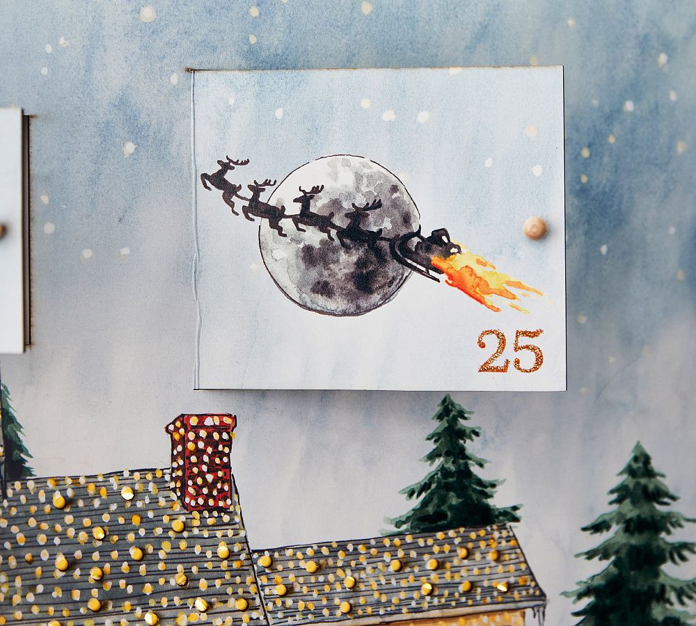 Pottery Barn National Lampoon's Christmas Vacation Light Up Advent Calendar  | CoolSprings Galleria