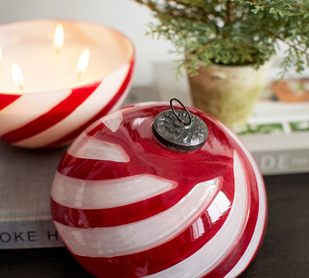 Ornament Shaped Scented Candles Pottery Barn