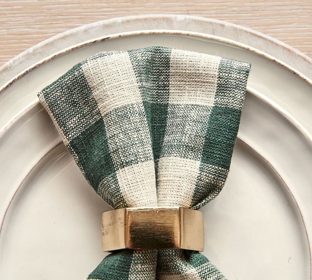 Cotton Table Napkins With Simple Plaid Design (Set of 4) - On Sale - Bed  Bath & Beyond - 32243598