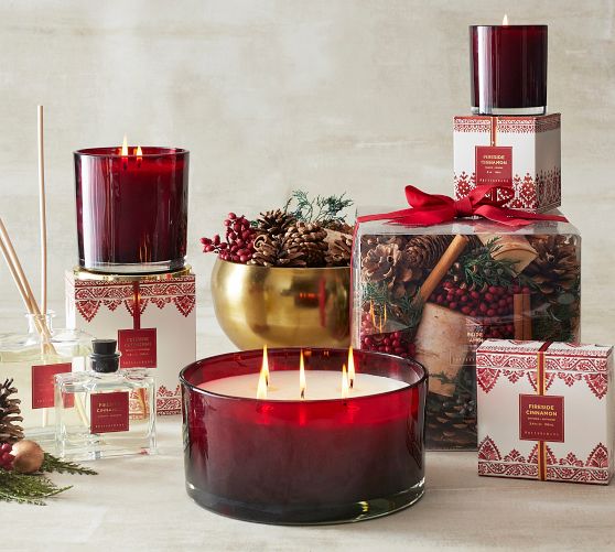 Fireside Cinnamon Scent Collection | Pottery Barn