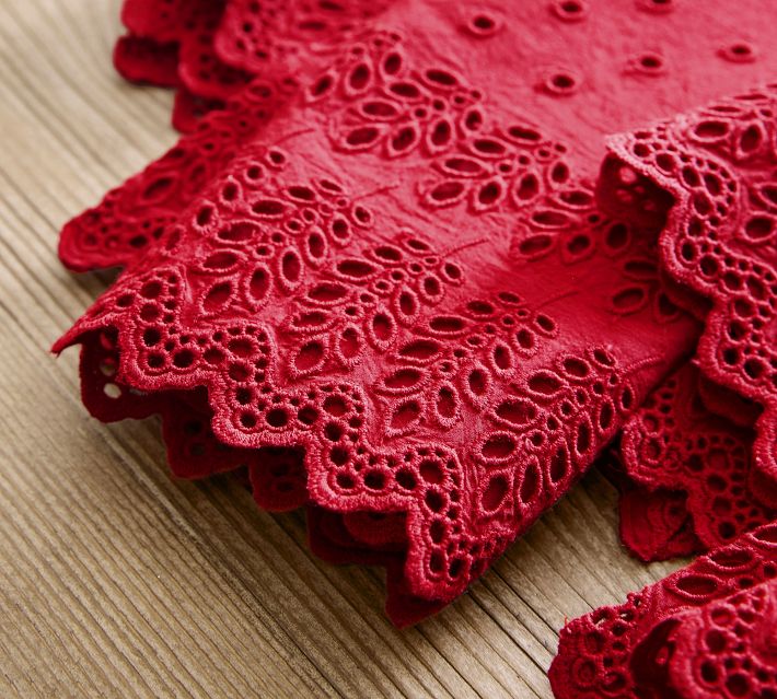 Eyelet Crochet Napkins