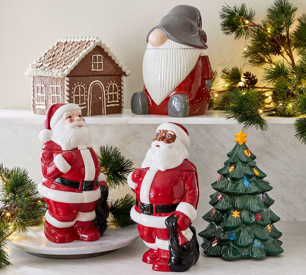 Christmas Cookie Jar, Holiday Cookie Jar, Gingerbread Cookie Jar, Fake  Frosting Candy Cane Jar, Christmas Candy Jar, Holiday Sweets Display 