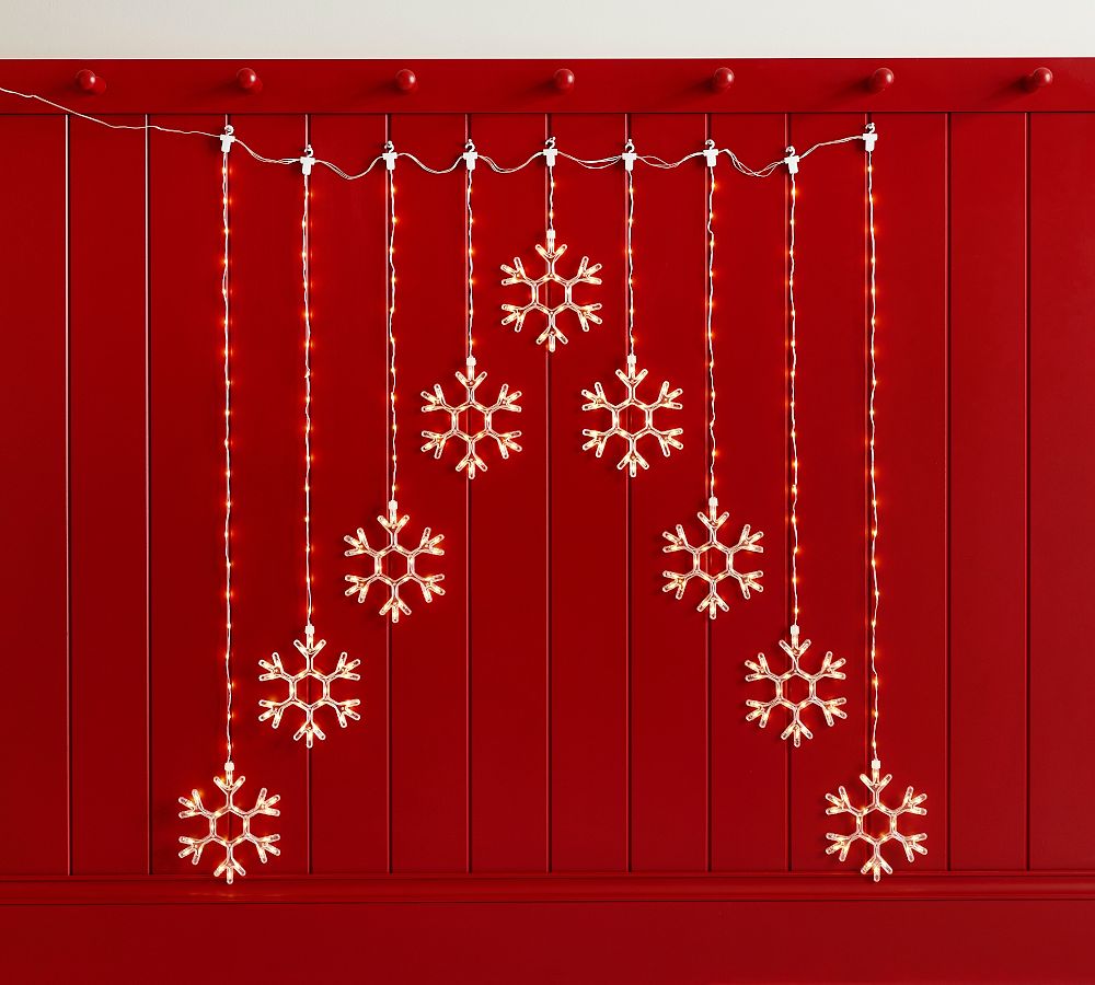 Snowflake Curtain Rain Lights