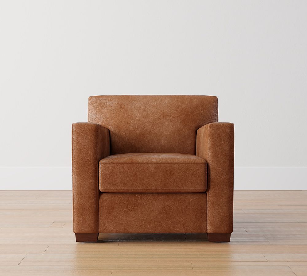 Square best sale arm armchair