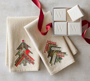 Christmas Bathroom Towels Decorative Set Hand Towel With Hanging