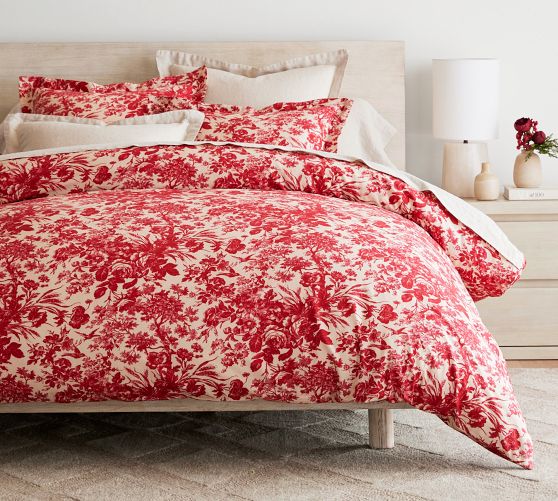 Sorrel Toile Duvet Cover Pottery Barn