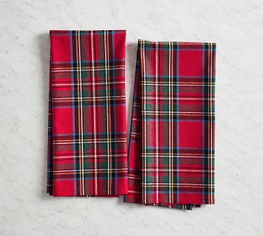 Handwoven Striped Cotton Kitchen Towel (Set of 2)