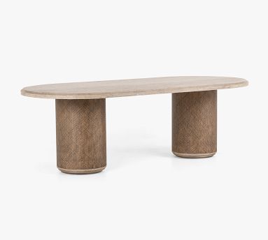 Beckett Oval Dining Table | Pottery Barn