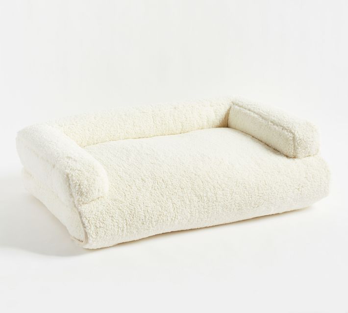 White dog outlet bed