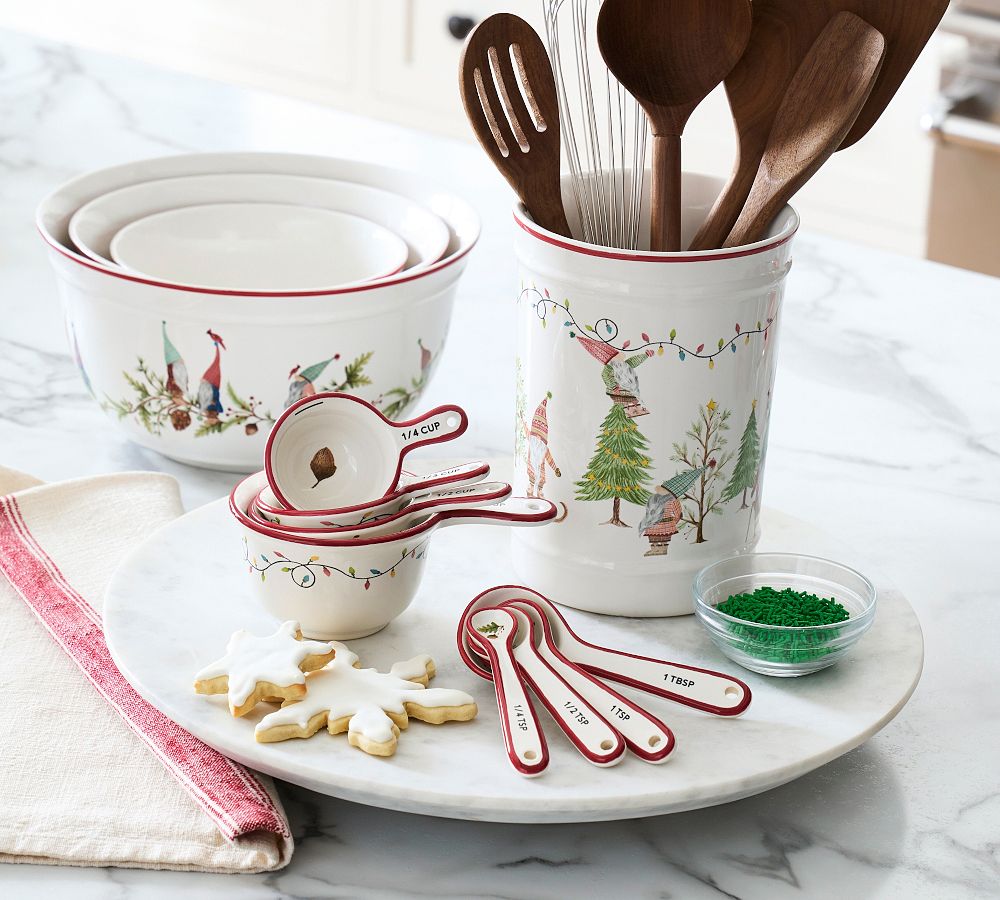 Ceramic Cupplatespoon 3 Snowman Piece Chef S Christmas Sonoma Williams, Drinkware