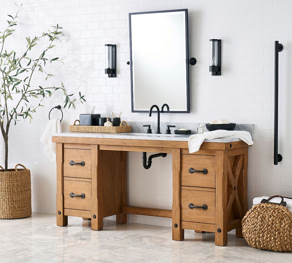 Benchwright 71" Single Wide Sink Vanity | Pottery Barn