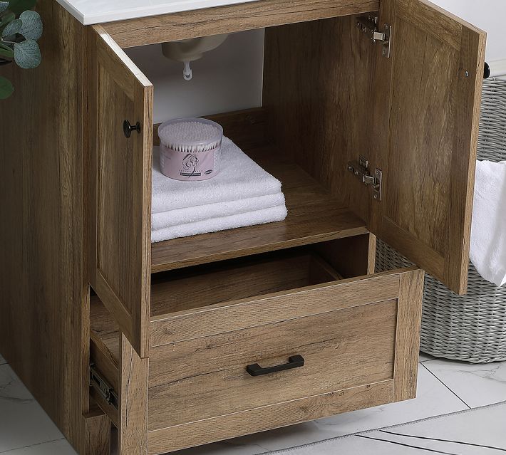 Pottery Barn Under the Vanity Storage - AptDeco