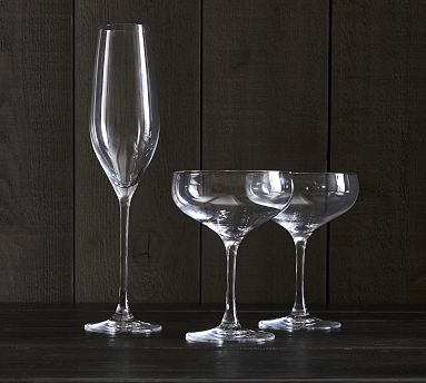 Holmegaard Cabernet Champagne Glass, Clear, 9.8 oz, 6 PCS.