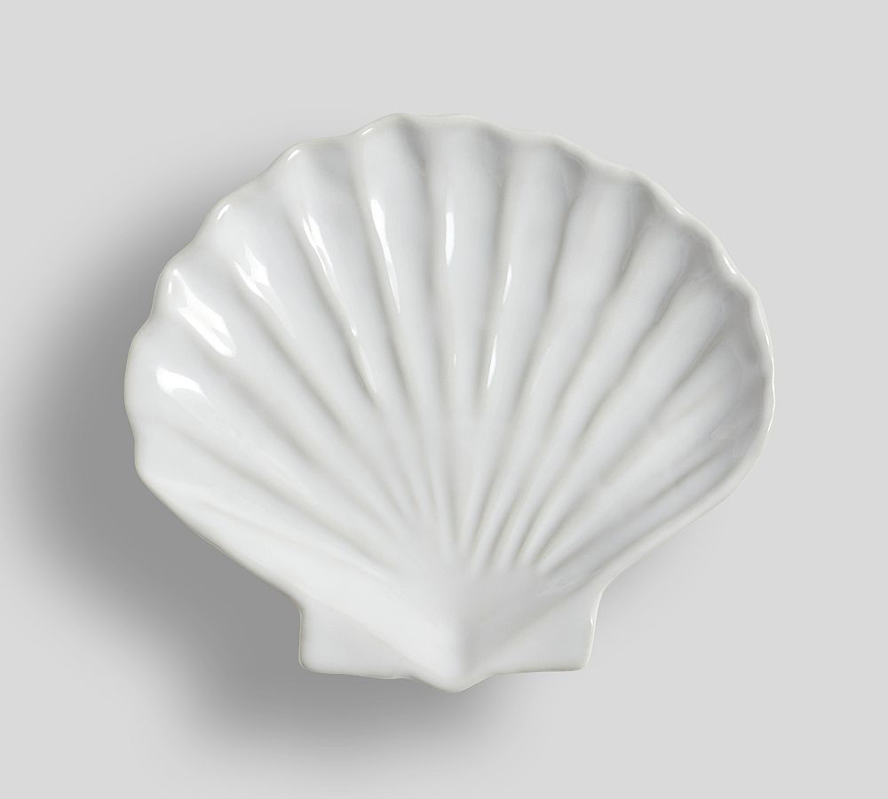 Seashell Stoneware Plates Pottery Barn