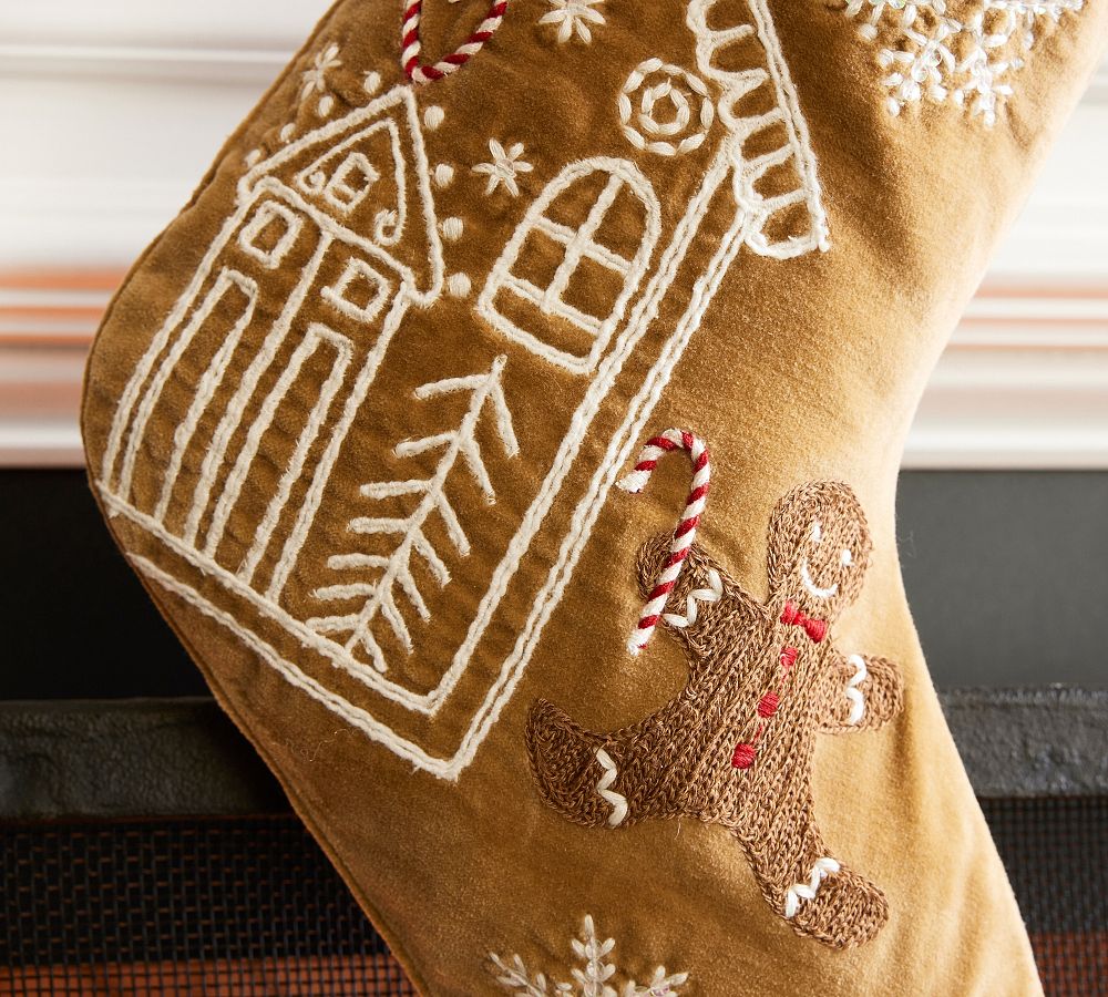 Beaded and Embroidered Velvet Ornaments (Set of 6), 'Velvet Holiday