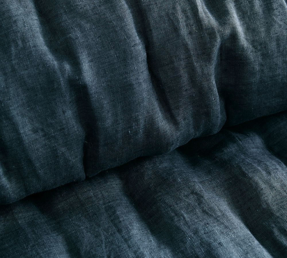 Belgian Flax Linen Tufted Quilt Pottery Barn