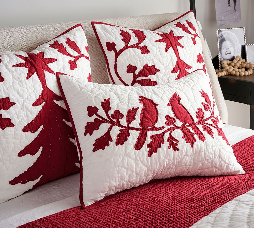 Pottery Barn, Bedding, Pottery Barn New York Big Red Apple Crewel  Embroidered Pillow 2 Nyc