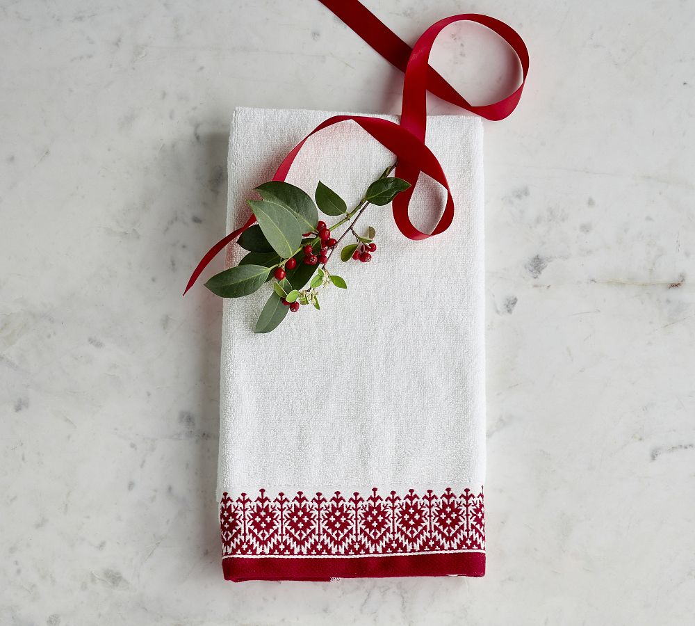 Williams-Sonoma All Purpose Pantry Towels, Kitchen Towels, Set of 4, White,  100% Cotton