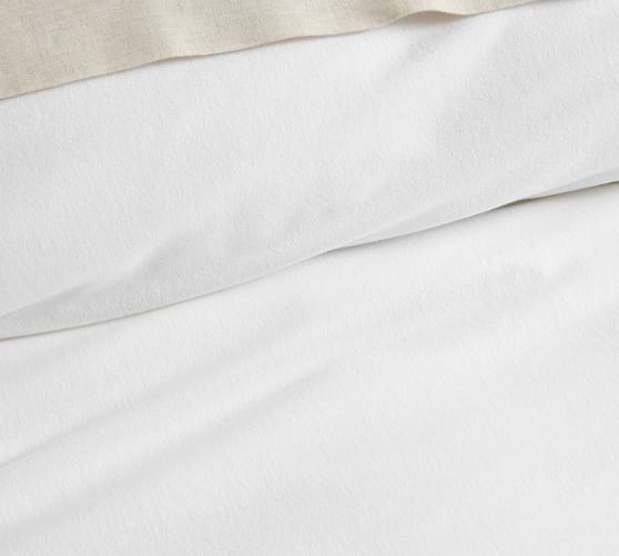 Cozy Brushed Cotton Flannel Duvet Cover | Pottery Barn