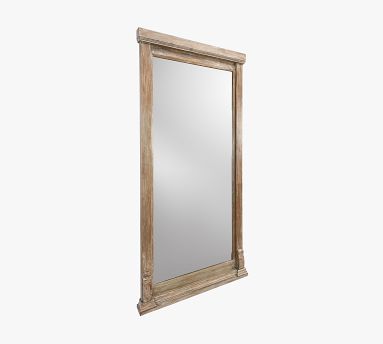 Addison Distressed Mango Wood Floor Mirror | Pottery Barn