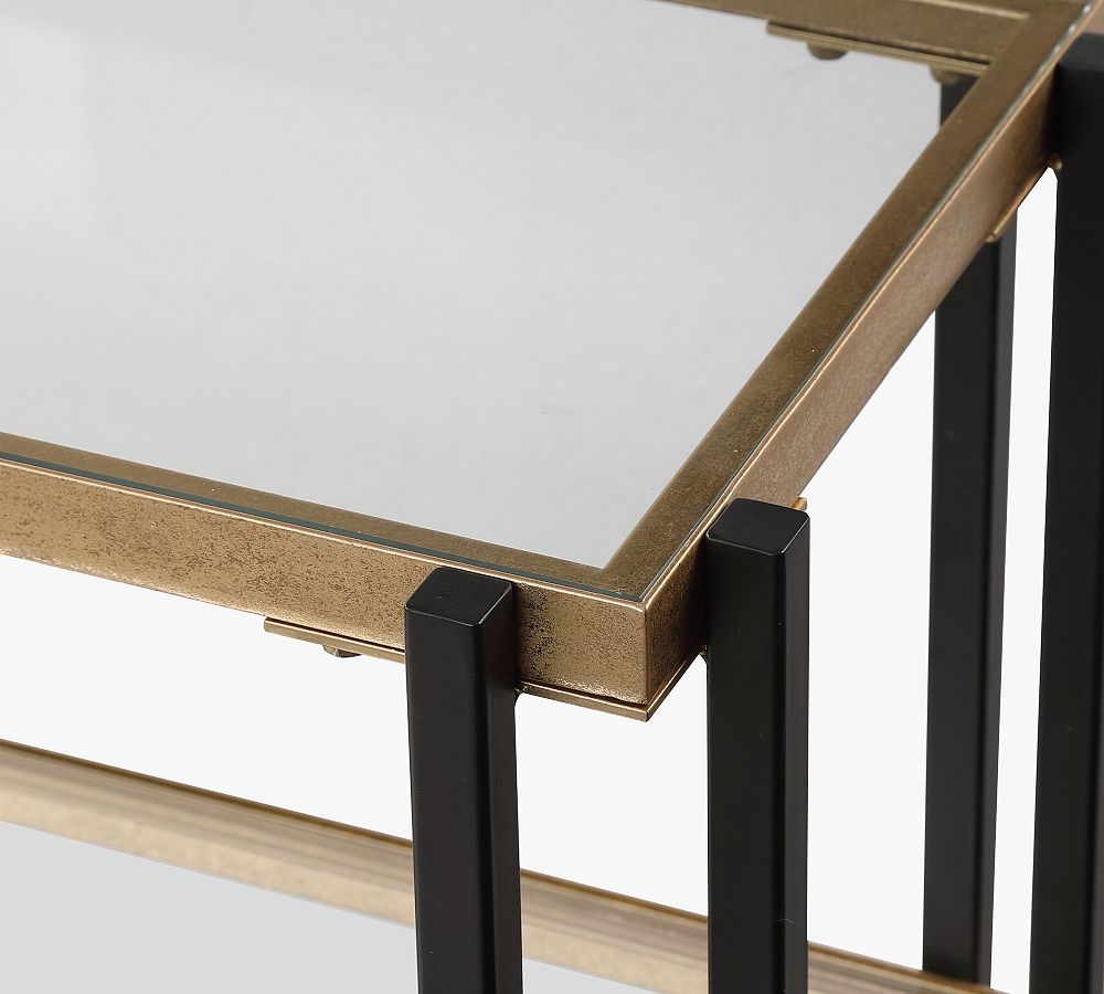 Keller Glass Console Table