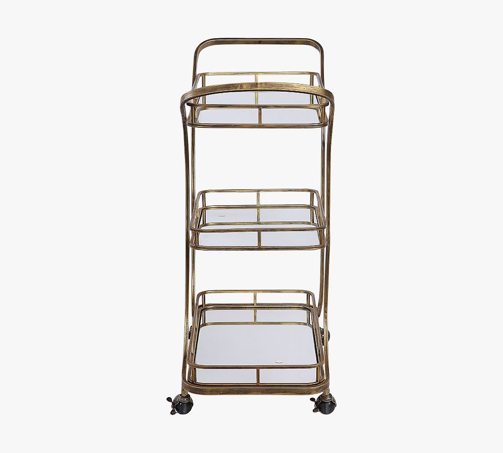 Pottery Barn Amelia Metal Bar Cart | The Summit