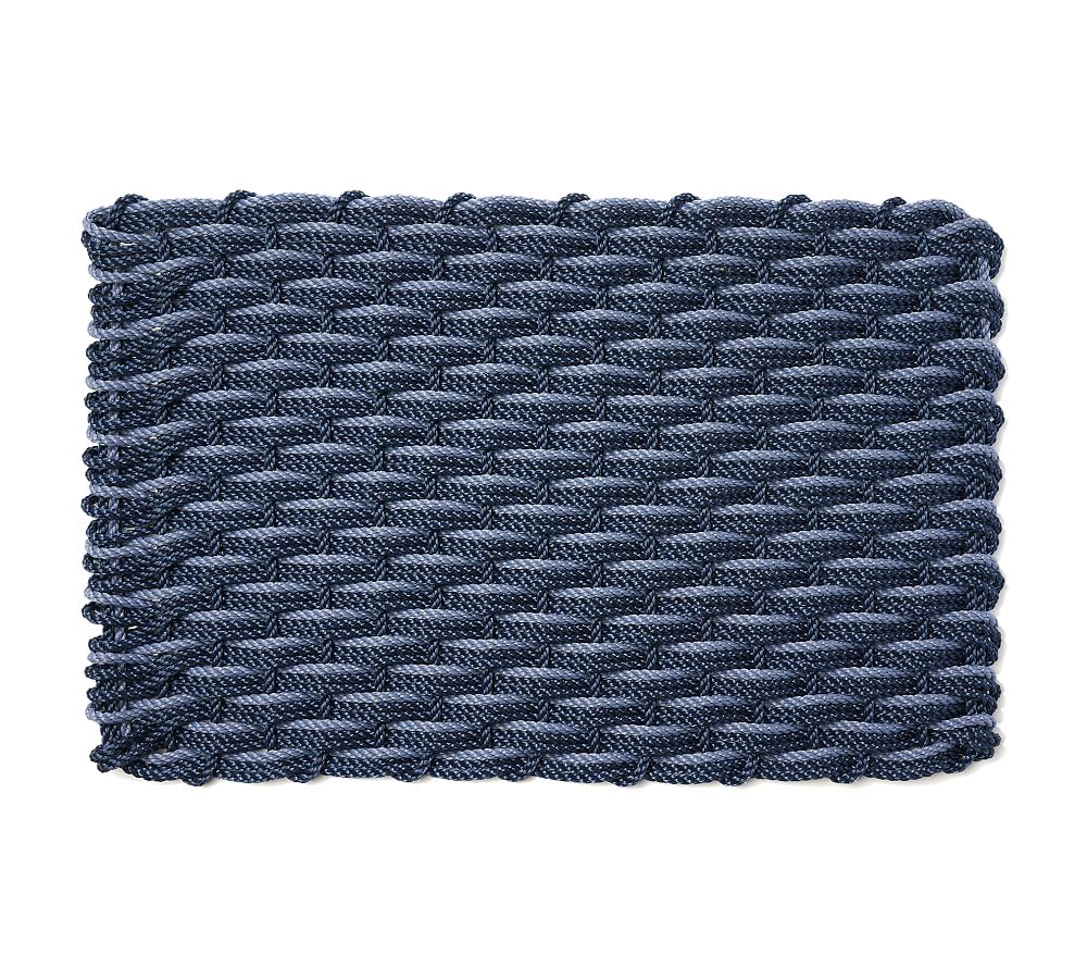 The Rope Co. Coastal Two-Tone Handwoven Doormat