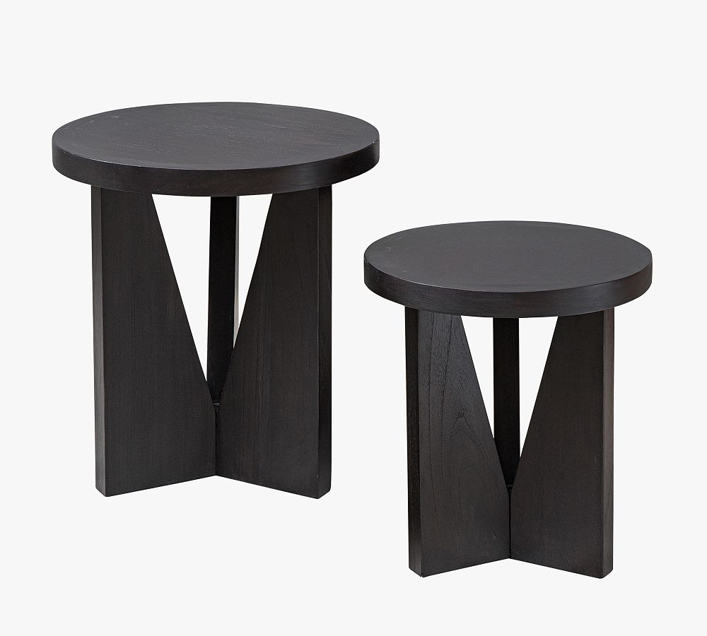 Kate Round Nesting End Table