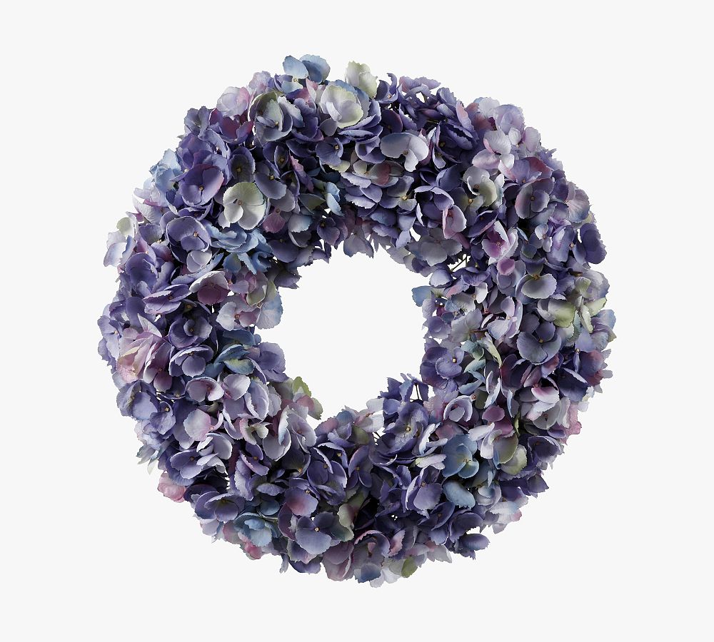 Faux Dried Hydrangea Wreath