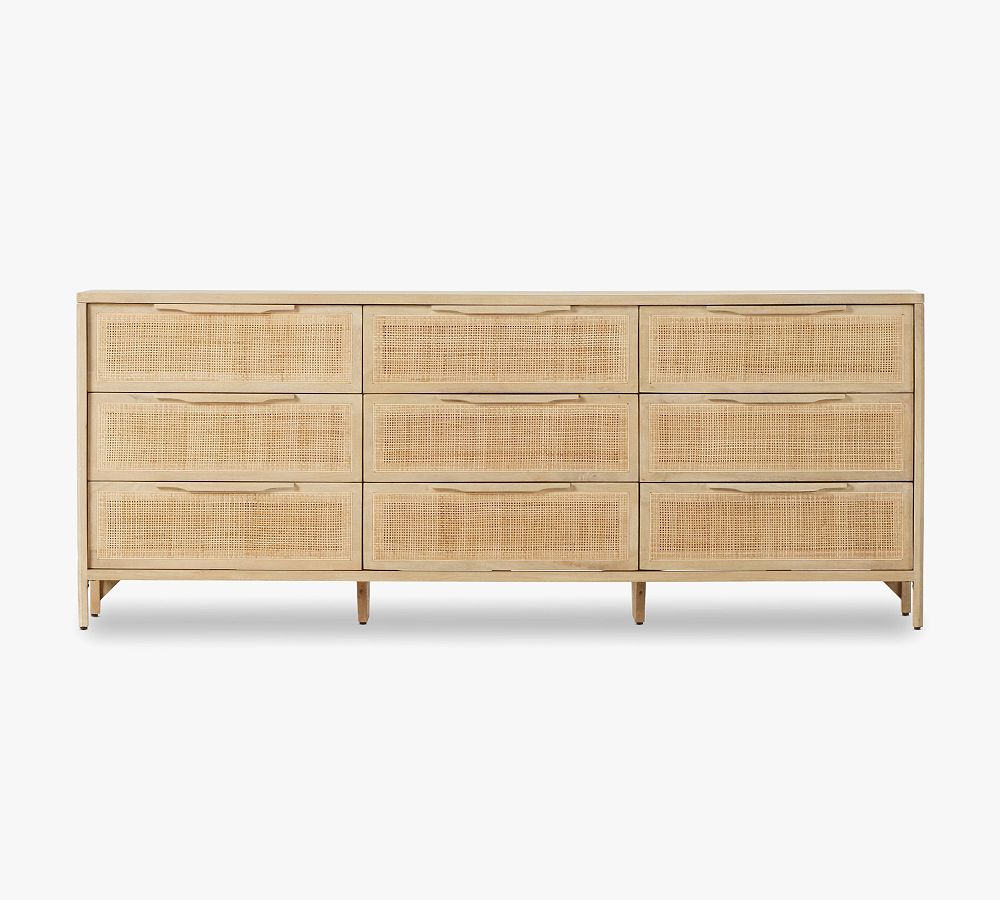 Dolores 9-Drawer Cane Dresser | Pottery Barn