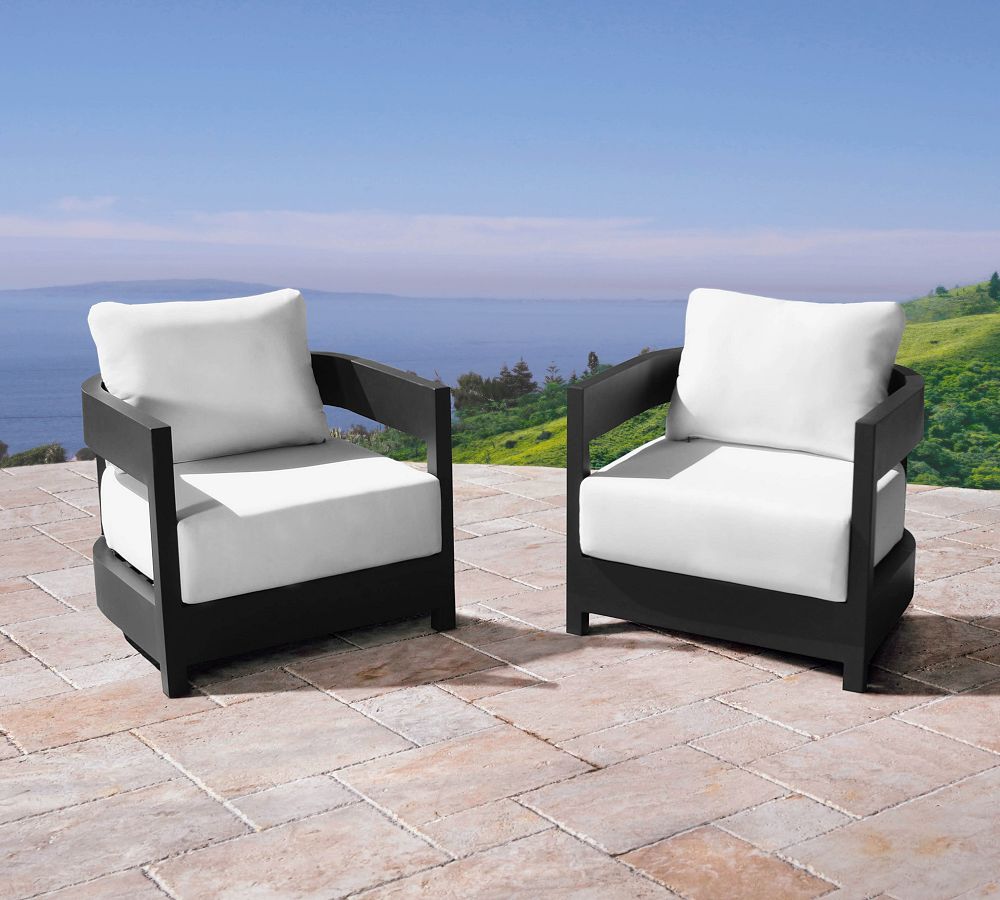 Remy Metal Outdoor Armchairs - Set of 2