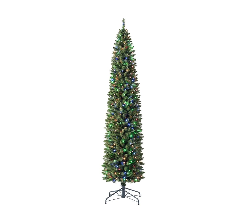 Pre-Lit Empire Pencil Artificial Christmas Tree