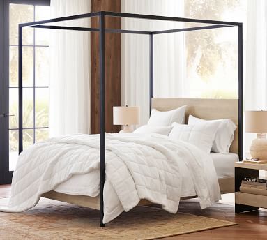 Cayman Metal Canopy Bed | Pottery Barn