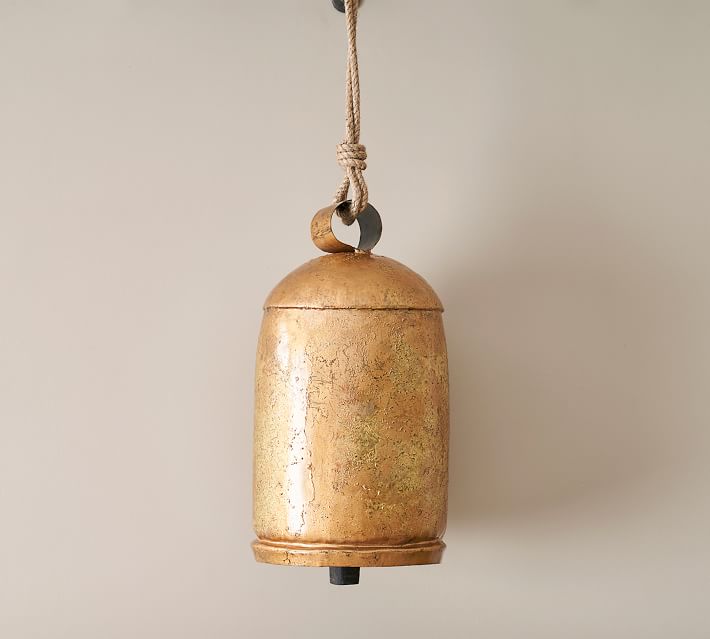 Hanging Brass Bells Wall Decor